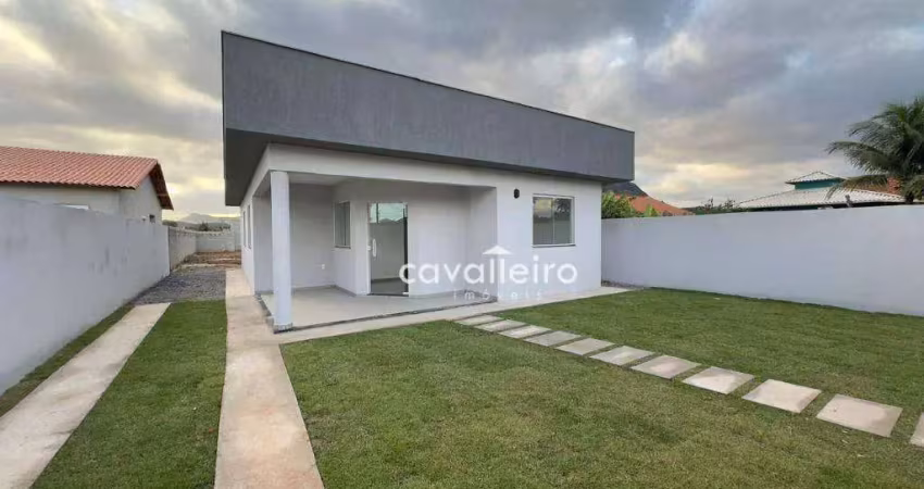 Casa com 3 dormitórios à venda, 98 m²  jardim atlântico central (itaipuaçu) - maricá/rj