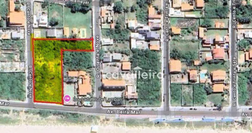 Área de frente para o mar em itaipuaçu- maricá - rj