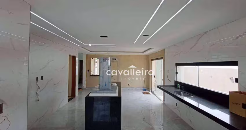 Casa com 3 dormitórios à venda, 295 m² - cajueiros (itaipuaçu) - maricá/rj