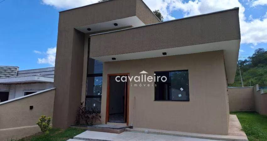 Casa com 3 dormitórios à venda, 114 m² por R$ 520.000 - Vitória dos Anjos-Maricá/RJ