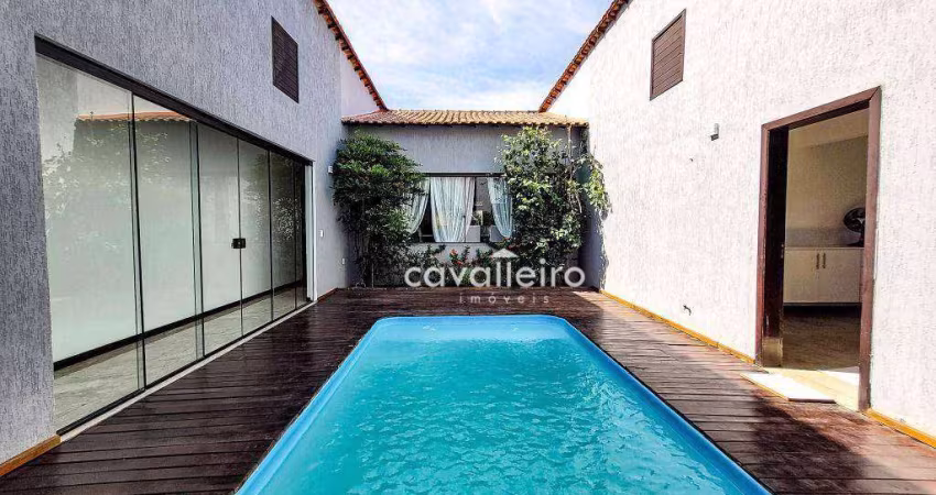 CHÁCARA COM 2 PISCINAS A MENOS DE 10 MIN DO CENTRO DE MARICÁ! CASA COM 4 SUÍTES!