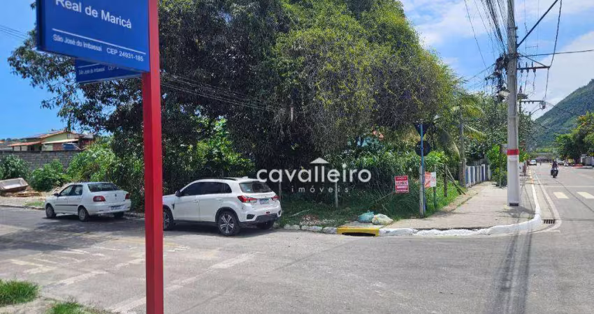 Terreno comercial espetacular em são josé do imbassaí, maricá - rj