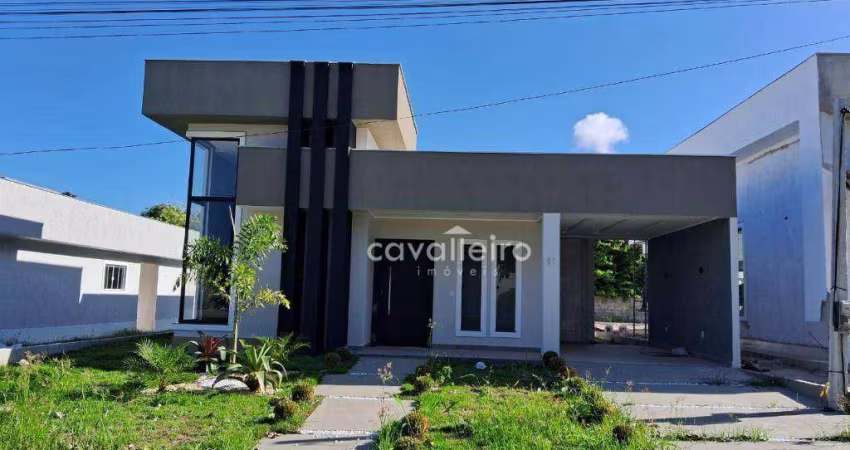 Casa no Condomínio Vivere, 3 quartos sendo 1 suíte, área gourmet, à venda por R$ 635.000 , Marica - RJ