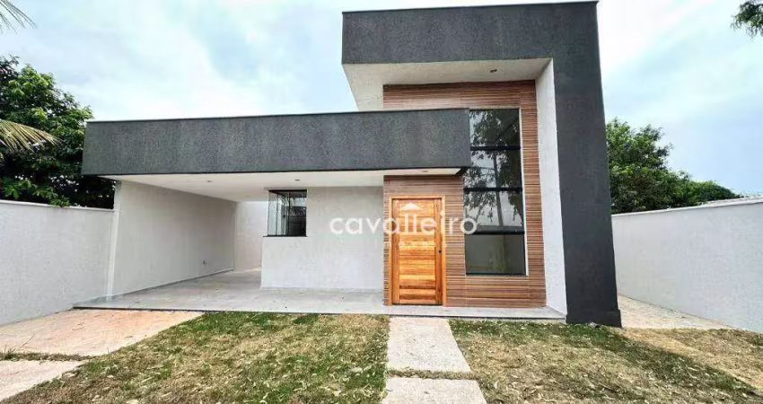 Casa com 3 dormitórios à venda, 112 m² - jardim atlântico leste (itaipuaçu) - maricá/rj