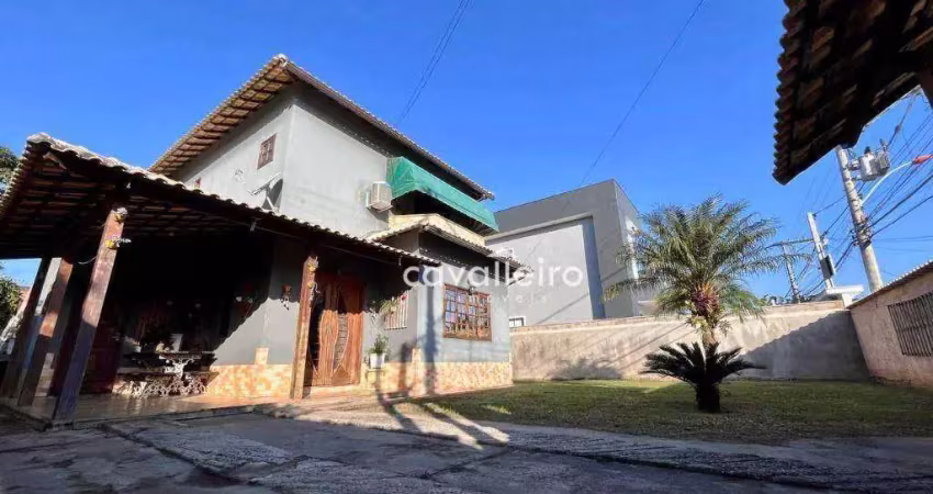 Casa com 3 dormitórios à venda, 121 m² jardim atlântico oeste (itaipuaçu) - maricá/rj