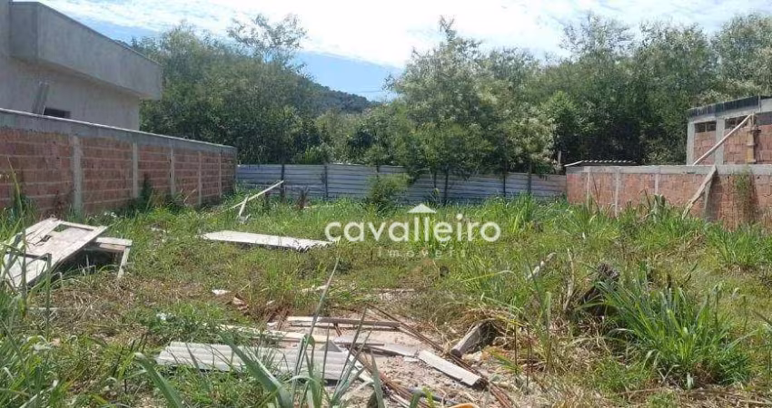 Terreno à venda, 387 m² por R$ 150.000,00 - Ubatiba - Maricá/RJ