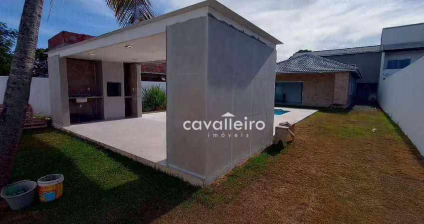 Casa com 6 quartos, piscina e churrasqueira -  200 m² - jardim atlântico leste (itaipuaçu) - maricá/rj
