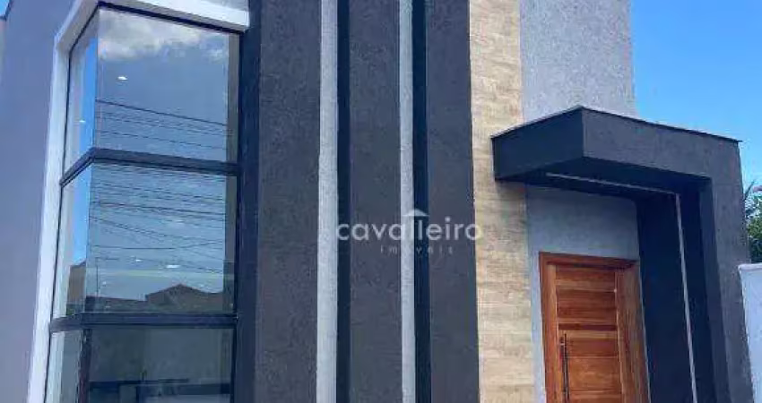 Casa com 3 dormitórios à venda, 93 m² - jardim atlântico central (itaipuaçu) - maricá/rj