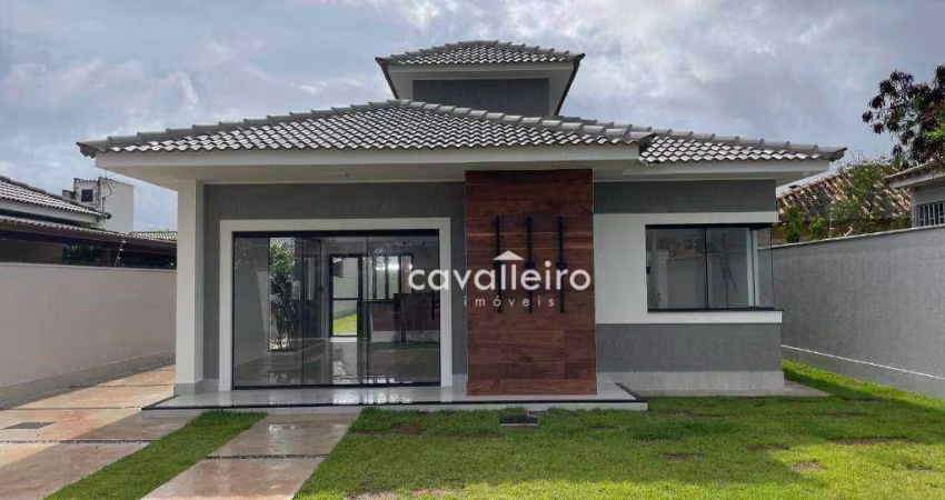 Casa com 3 dormitórios à venda, 132 m² - Jardim Atlântico Leste (Itaipuaçu) - Maricá/RJ