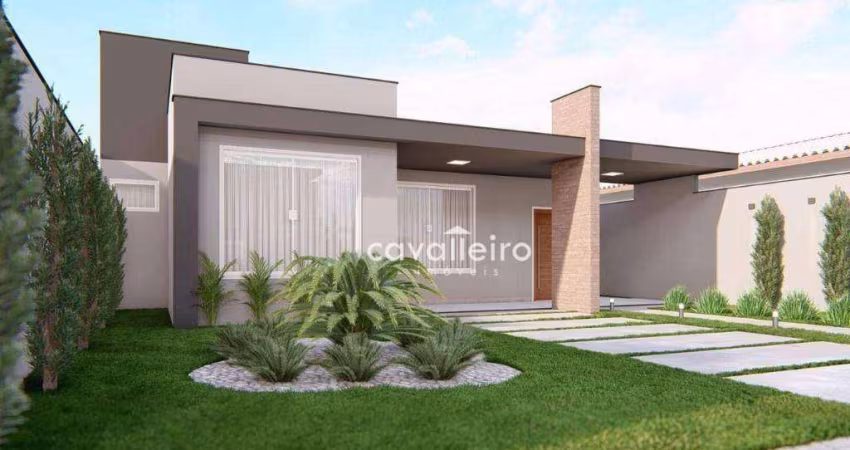 Casa com 3 dormitórios à venda, 90 m² por R$ 450.000,00 - Jaconé - Saquarema/RJ