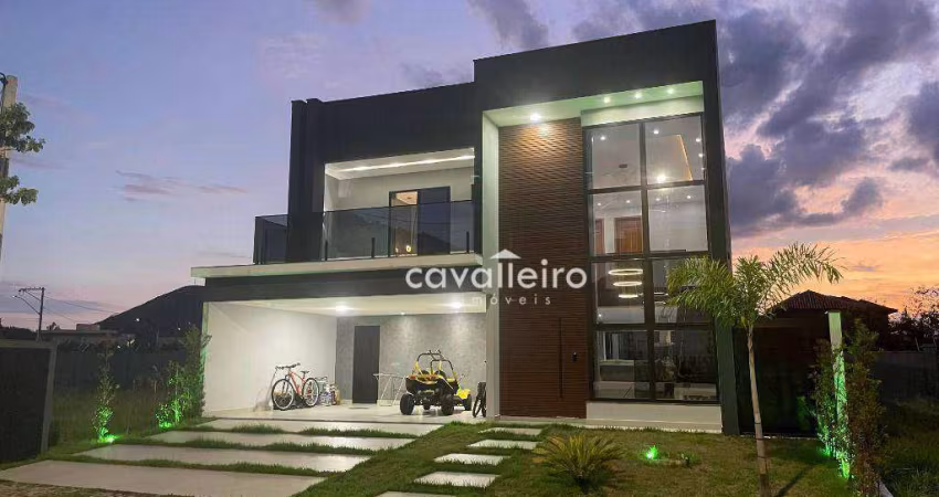 CASA 4 QUARTOS EXCLUSIVA NO ALPHAVILLE 2 -  PLANEJADOS, ENERGIA SOLAR, PISCINA, JACUZZI E ÁREA GOURMET
