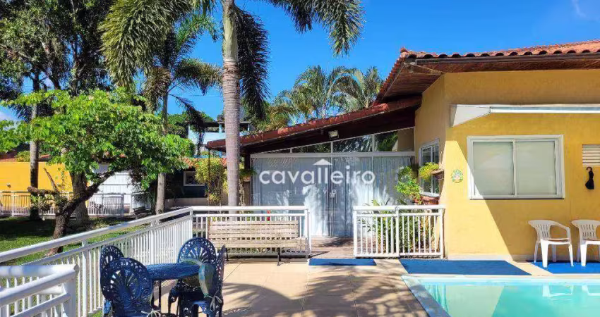 Casa com 3 dormitórios à venda, 280 m² por r$ 2.500.000,00 - são josé de imbassai - maricá/rj