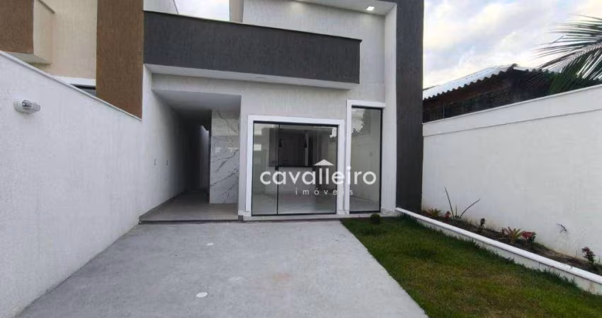 Casa com 3 dormitórios à venda, 100 m² por - Barroco (Itaipuaçu) - Maricá/RJ