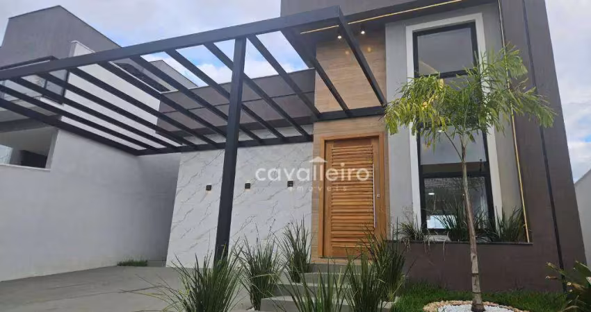 Casa Espetacular no Royal Garden: 3 Quartos (1 Suíte com Closet), Piscina e Área Gourmet - R$ 615.000
