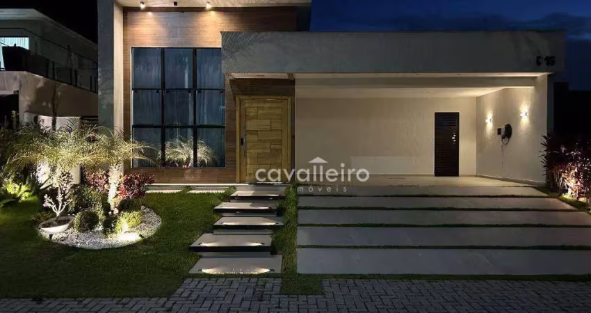 Casa com 3 dormitórios à venda, 195 m² por r$ 1.200.000,00 - alphaville maricá 1 - maricá/rj