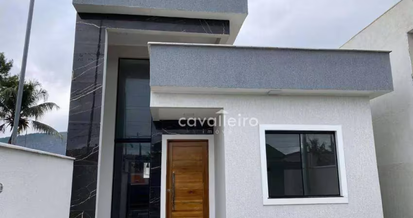 Casa com 2 dormitórios à venda, 86 m² por r$ 499.000,00 - jardim atlântico central (itaipuaçu) - maricá/rj