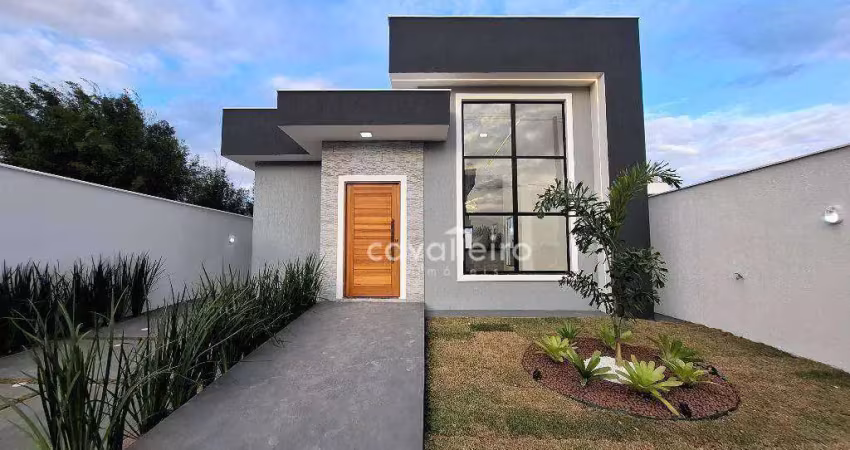 Casa com 03 quartos sendo 01 suíte com estilo comtemporâneo em condomínio perto do centro de maricá!