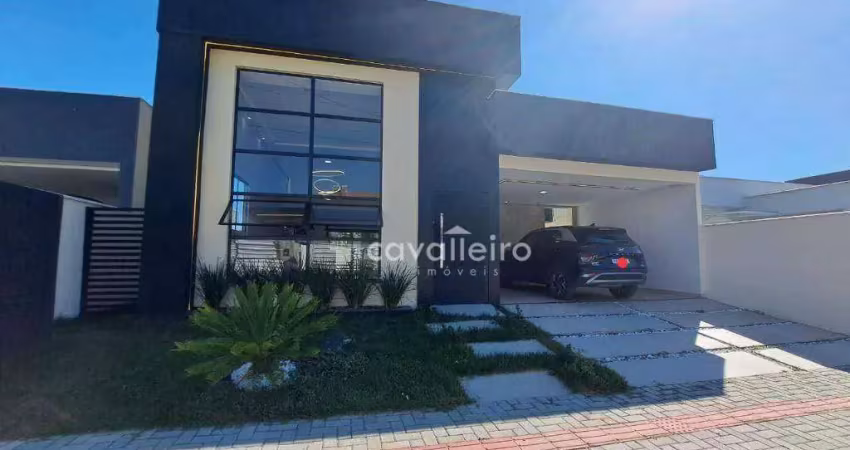 Casa com 3 dormitórios à venda, 176 m² por r$ 1.150.000,00 - cajueiros (itaipuaçu) - maricá/rj