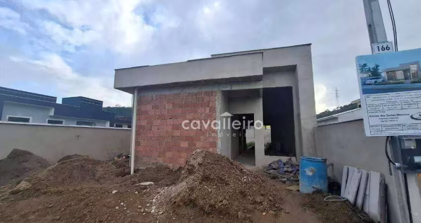 Casa com 2 quartos, sendo 01 suíte à venda, 86 m² por r$ 398.000 - pindobas - maricá/rj