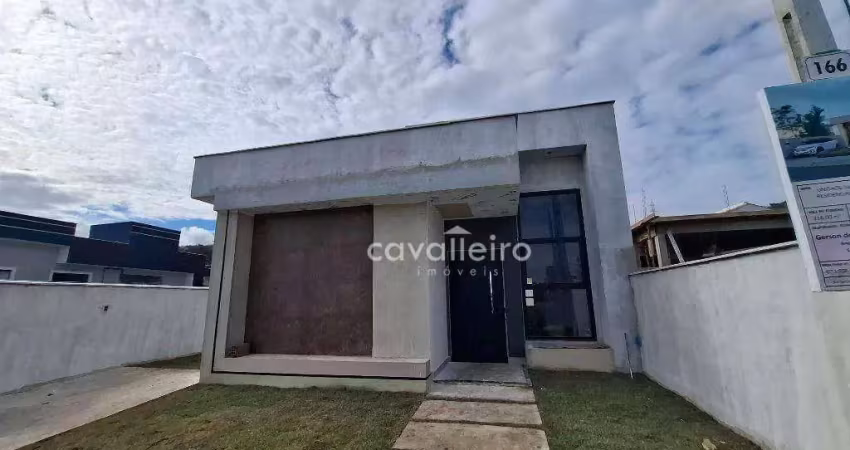 Casa com 2 quartos, sendo 01 suíte à venda, 86 m² por r$ 398.000 - pindobas - maricá/rj