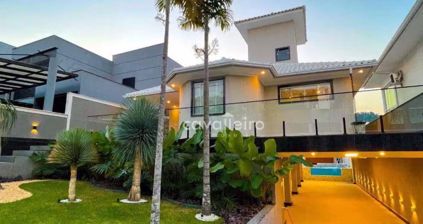 R$1.390.000 – casa mobiliada com piscina e área gourmet incrível no bosque de itapeba, maricá