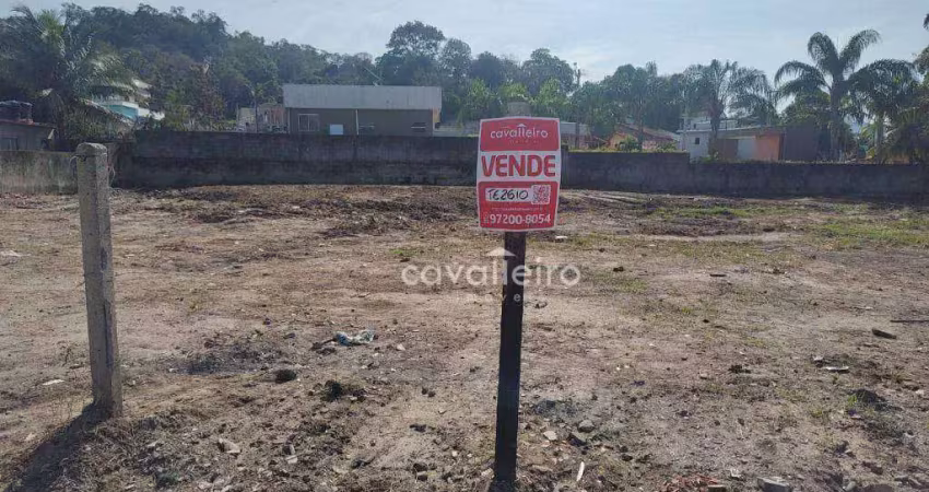 Terreno multifamiliar à venda, 480 m² por r$ 160.000 - itapeba - maricá/rj