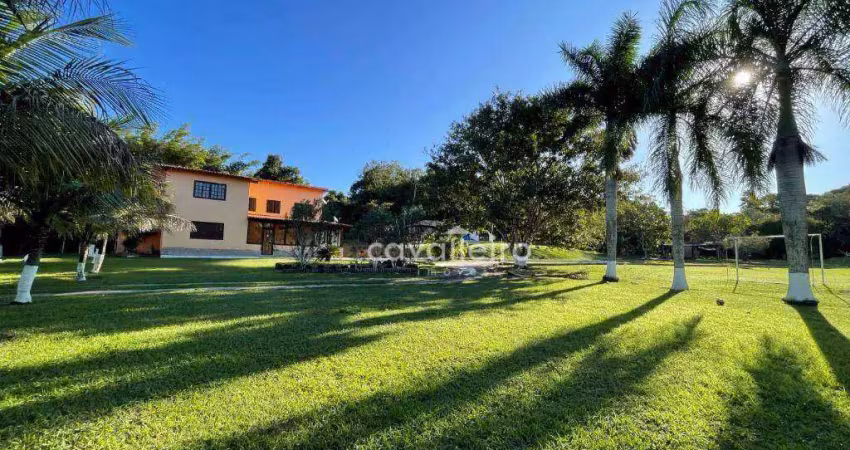 Chácara com 4 dormitórios à venda, 6781 m² por r$ 1.200.000,00 - caxito - maricá/rj