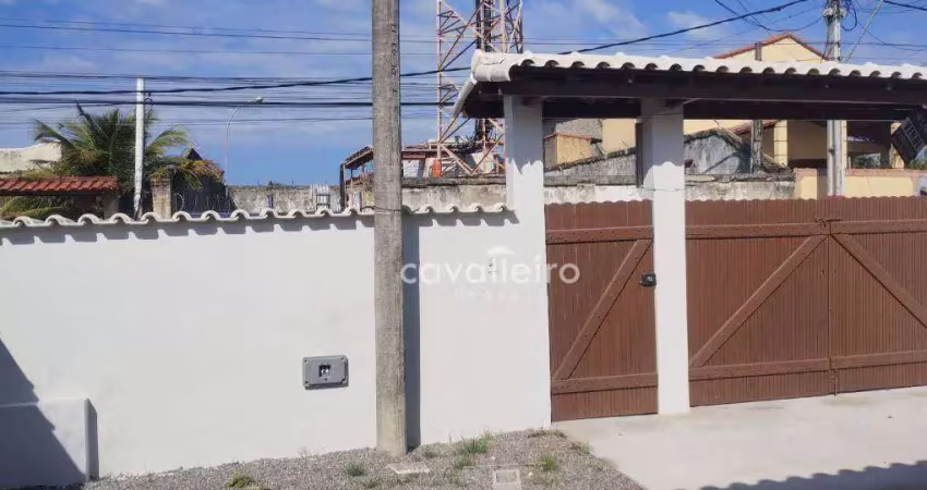 Casa a 150 metros da praia, com 3 dormitórios à venda, 91 m² por r$ 370.000 - ponta negra - maricá/rj