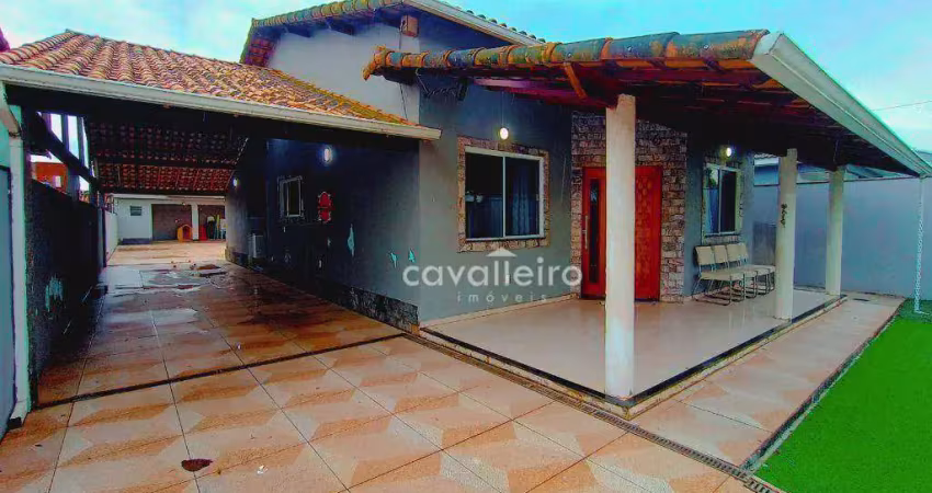 Casa com 2 dormitórios à venda, 86 m² por r$ 690.000,00 - jardim atlântico leste (itaipuaçu) - maricá/rj