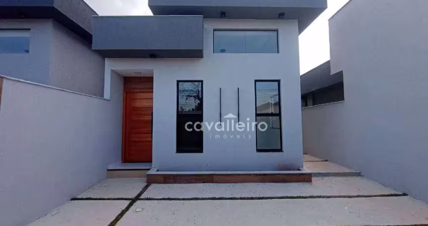Casa com 2 dormitórios à venda, 95 m² por r$ 500.000,00 - jardim atlântico central (itaipuaçu) - maricá/rj