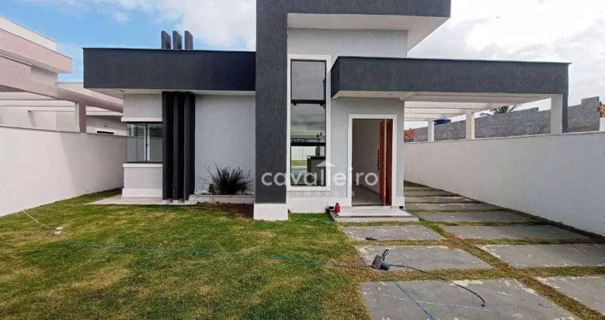 Casa com 3 dormitórios à venda, 135 m²- jardim atlântico leste (itaipuaçu) - maricá/rj