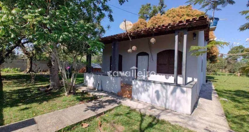 Sítio com 2 dormitórios à venda, 5400 m² por r$ 750.000,00 - chácaras de inoã - maricá/rj