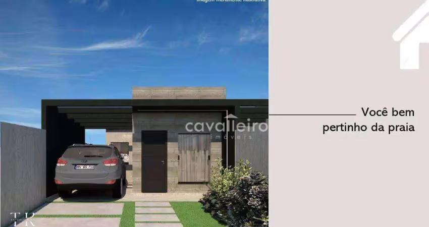 Casa com 3 dormitórios à venda, 146 m²- jardim atlântico central (itaipuaçu) - maricá/rj