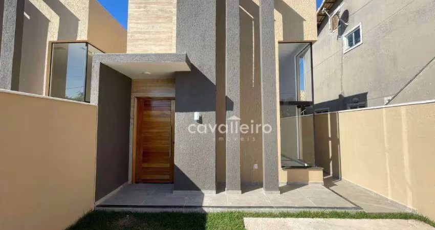 Casa com 3 dormitórios à venda, 90 m² por r$ 495.000,00 - jardim atlântico leste (itaipuaçu) - maricá/rj