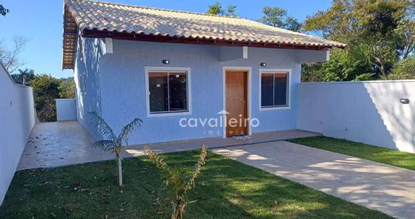 Casa com 2 dormitórios à venda, 69 m² por r$ 320.000,00 - pindobal (ponta negra) - maricá/rj