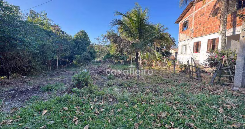 Terreno à venda, 525 m² por r$ 100.000,00 - bambuí - maricá/rj