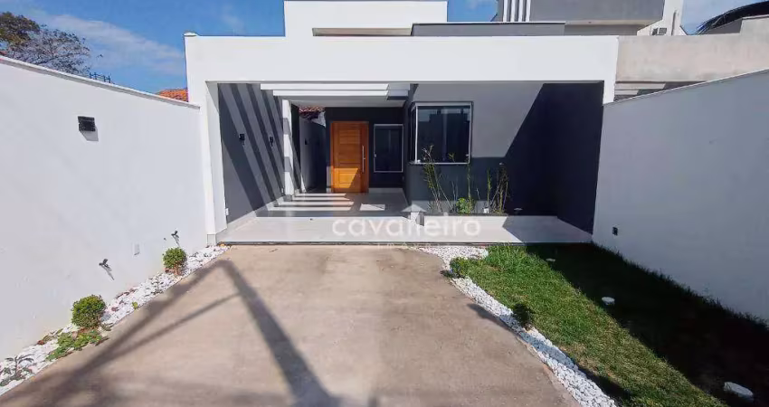 Casa com 2 dormitórios à venda, 94 m²- praia de itaipuaçu (itaipuaçu) - maricá/rj