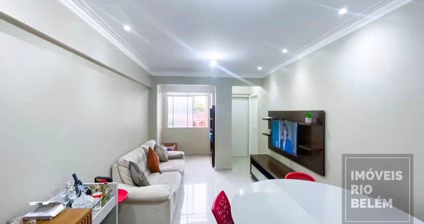 Residencial laguna, 60m², 2 quartos sendo 1 suíte, 1 vaga – marco - belém pa