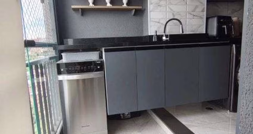 Apartamento top, com varanda integrada e lazer completo e uma rua sem saída!!!