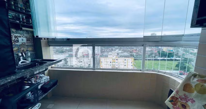 Locação apartamento vista lateral mar, 1 dorm, maracanã, pg