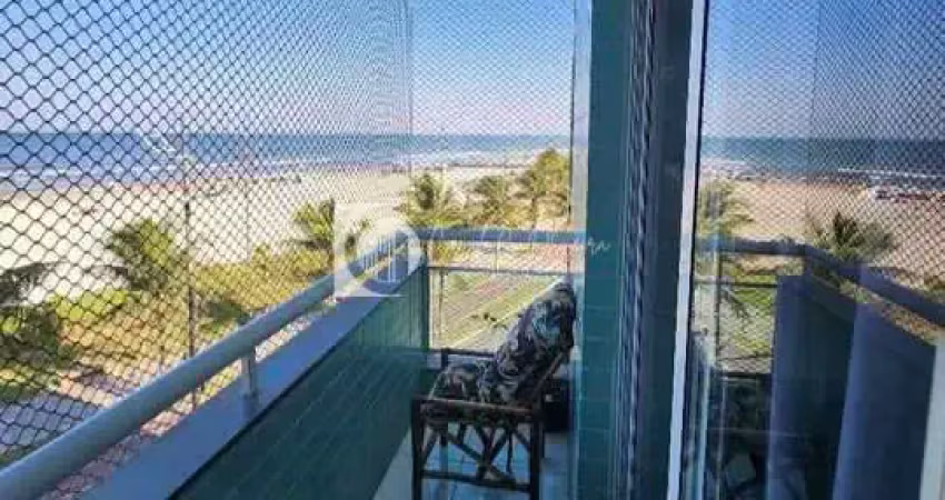 Apartamento com 2 dorms, caiçara, praia grande frente mar