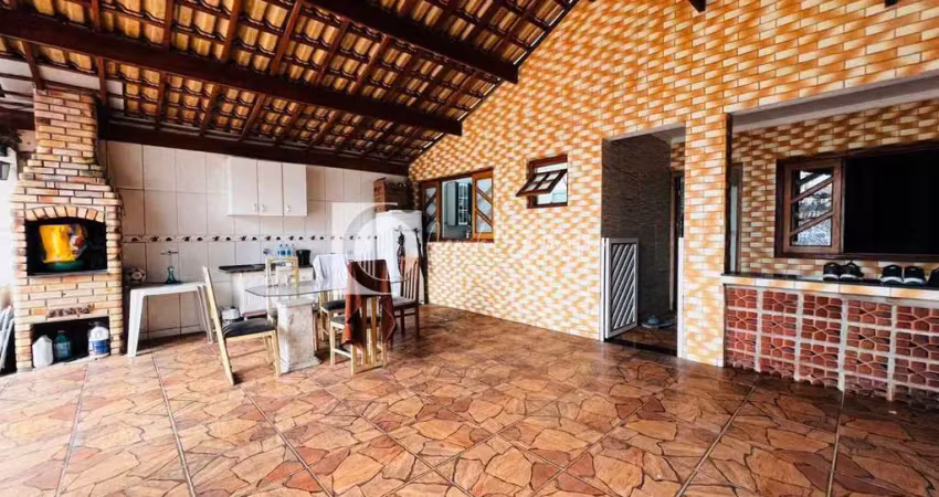 Locação casa isolada com 3 dorms, boqueirão, praia grande