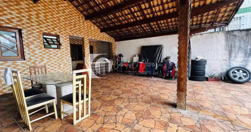 Locação casa isolada com 3 dorms, boqueirão, praia grande
