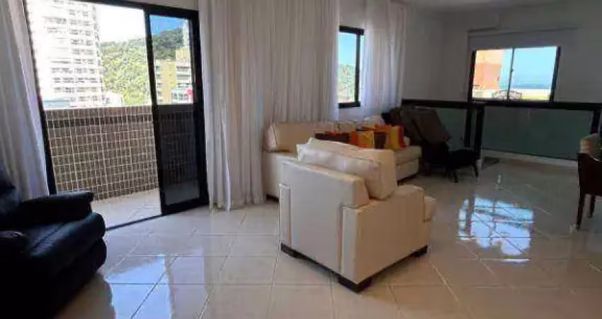 Cobertura com 4 dormitórios à venda, 287 m² por r$ 1.800.000,00 - canto do forte - praia grande/sp