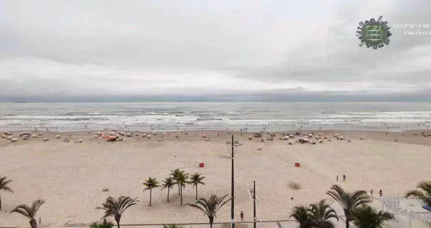 Apartamento frente para o mar com 2 dormitórios à venda, 100 m² por r$ 910.000 - aviação - praia grande/sp
