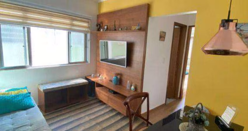 Apartamento com 1 dormitório para alugar, 53 m² por R$ 1.850,01/mês - Aviação - Praia Grande/SP