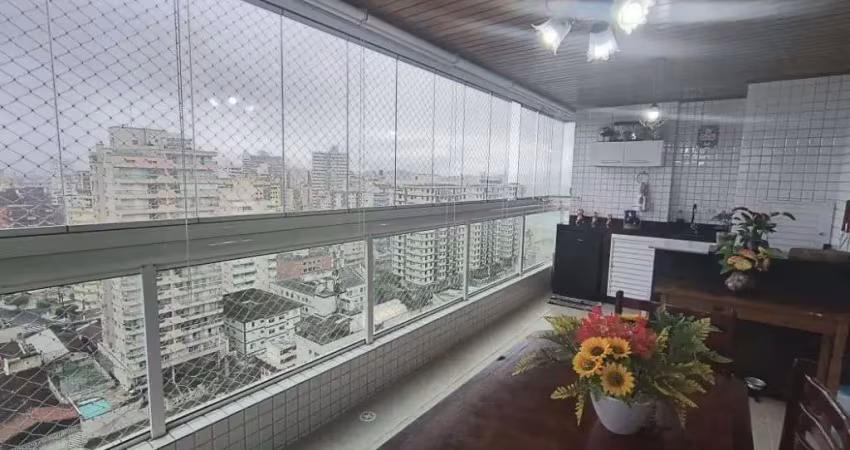 Apartamento com 3 dormitórios à venda, 142 m² por r$ 850.000 - vila assunção - praia grande/sp