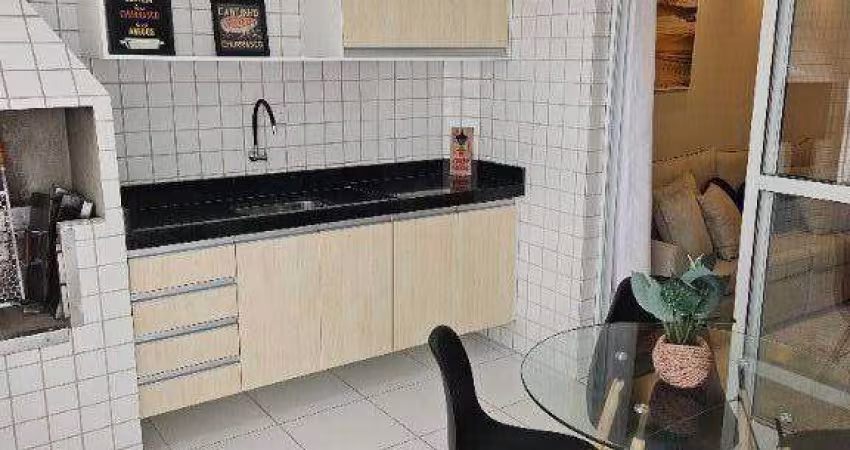 Apartamento com 3 dormitórios à venda, 126 m² por R$ 890.000,00 - Vila Guilhermina - Praia Grande/SP