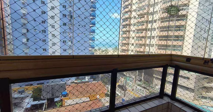 Apartamento com 2 dormitórios à venda, 75 m² por r$ 430.000,00 - aviação - praia grande/sp