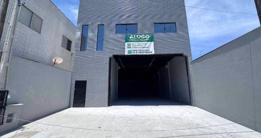 Galpão para alugar, 400 m² por R$ 12.000,02/mês - Agenor de Campos - Mongaguá/SP